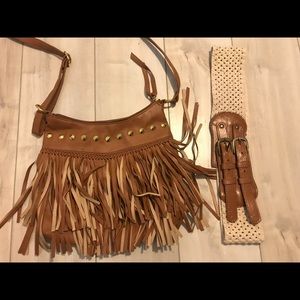 Matching purse and belt